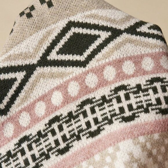 Multicolor Boho Casual Women's Floral Patchwork Cardigan - Picture 9 of 10